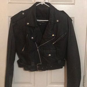 Wilson leather biker jacket medium